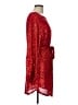 Vine & Love 100% Polyester Red Cocktail Dress Size L - photo 4