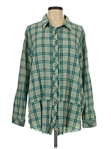 Easel Long Sleeve Button-Down Shirt (view 1)