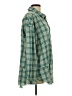 Easel 100% Cotton Plaid Green Long Sleeve Button-Down Shirt Size L - photo 4