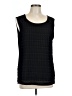PASSPORTS 100% Polyester Black Sleeveless Blouse Size XL - photo 1