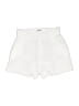 showpo 100% Polyester Solid White Shorts Size 8 - photo 1