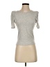 Express 100% Supima Cotton Gray Short Sleeve Top Size XS - photo 1