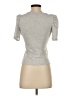 Express 100% Supima Cotton Gray Short Sleeve Top Size XS - photo 2
