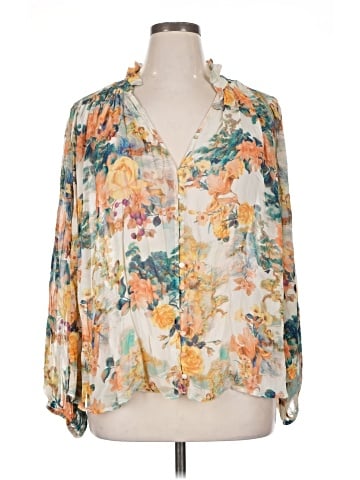Anthropologie 3/4 Sleeve Blouse (view 1)