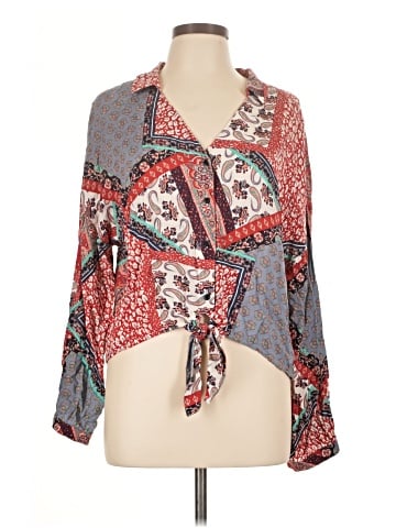 Fate 3/4 Sleeve Blouse (view 1)