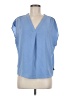 Banana Republic 100% Polyester Blue Short Sleeve Blouse Size M - photo 1