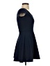 Planet Gold Solid Blue Casual Dress Size XS - photo 4