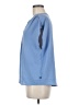 Banana Republic 100% Polyester Blue Short Sleeve Blouse Size M - photo 5