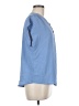 Banana Republic 100% Polyester Blue Short Sleeve Blouse Size M - photo 4