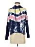 Central Park West Tie-dye Blue Turtleneck Sweater Size XS - photo 1