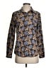 J. McLaughlin Paisley Blue Long Sleeve Button-Down Shirt Size S - photo 1