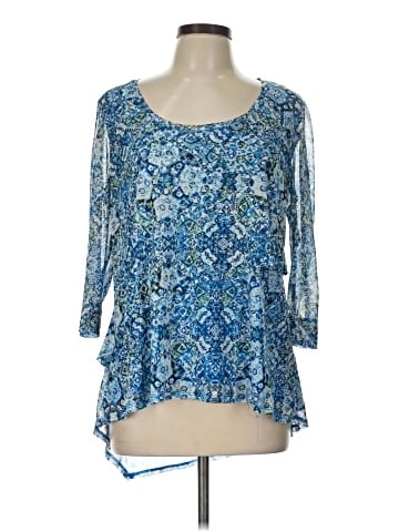 Hearts of Palm Woman 3/4 Sleeve Blouse (view 1)