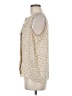 J.Crew Factory Store 100% Polyester Ivory Sleeveless Blouse Size M - photo 5