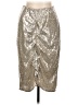 Endless Rose 100% Polyester Metallic Silver Formal Skirt Size L - photo 1