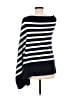 Ann Taylor LOFT Stripes Black Poncho One size - photo 2
