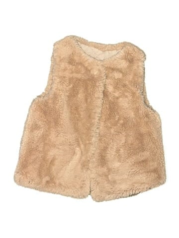 Zara Faux Fur Vest (view 1)