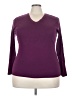 Merona 100% Cotton Purple Pullover Sweater Size 2 - photo 1