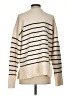 Zara Stripes Ivory Turtleneck Sweater Size S - photo 2