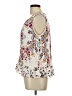 BILA 100% Rayon Ivory 3/4 Sleeve Blouse Size L - photo 5