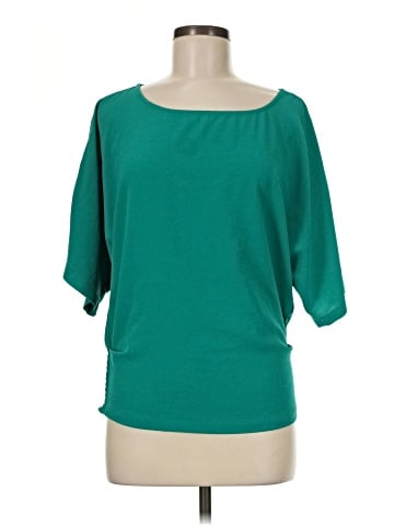 New York & Company Short Sleeve Blouse (view 1)