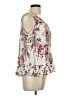 BILA 100% Rayon Ivory 3/4 Sleeve Blouse Size L - photo 4