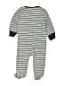 Carter's Stripes Gray Long Sleeve Onesie 3-6 MO / 6 MO - photo 2