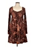 SO Paisley Brown Casual Dress Size L - photo 1