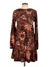 SO Paisley Brown Casual Dress Size L - photo 2