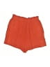 Vero Moda 100% Cotton Solid Orange Shorts Size XS - photo 2