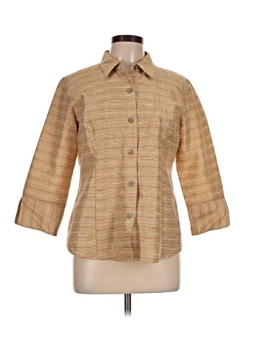 Austin Reed 3/4 Sleeve Button-Down Shirt (view 1)