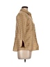 Austin Reed Tweed Tan 3/4 Sleeve Button-Down Shirt Size 10 - photo 4