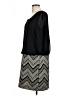 AGB Chevron-herringbone Black Casual Dress Size 14 - photo 5