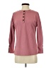 Unbranded Pink Long Sleeve Henley Size S - photo 1