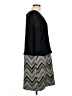 AGB Chevron-herringbone Black Casual Dress Size 14 - photo 4