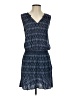 Soft Joie 100% Rayon Chevron-herringbone Blue Casual Dress Size S - photo 1