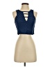 2b bebe Blue Sleeveless Top Size S - photo 1