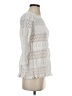 Free People 100% Polyester Ivory 3/4 Sleeve Blouse Size S - photo 4