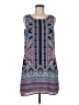 Artisan NY 100% Polyester Paisley Blue Casual Dress Size 8 - photo 1