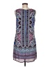 Artisan NY 100% Polyester Paisley Blue Casual Dress Size 8 - photo 2