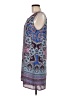 Artisan NY 100% Polyester Paisley Blue Casual Dress Size 8 - photo 5