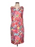 Talbots Paisley Pink Cocktail Dress Size L (estimated) - photo 1