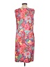 Talbots Paisley Pink Cocktail Dress Size L (estimated) - photo 2