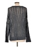 Margaret O'Leary Metallic Marled Blue Gray Pullover Sweater Size Lg (2) - photo 2