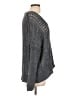 Margaret O'Leary Metallic Marled Blue Gray Pullover Sweater Size Lg (2) - photo 4