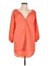 Mud Pie 100% Polyester Orange Kimono Size L - photo 1