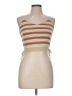 Assorted Brands 100% Cotton Tan Sleeveless Top Size M - photo 1