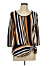 Lavish Orange 3/4 Sleeve Blouse Size L - photo 1