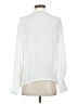 Calligraphie 100% Polyester White Long Sleeve Blouse Size S - photo 2