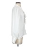 Calligraphie 100% Polyester White Long Sleeve Blouse Size S - photo 4