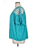 Entro Teal Short Sleeve Blouse Size XL - photo 5